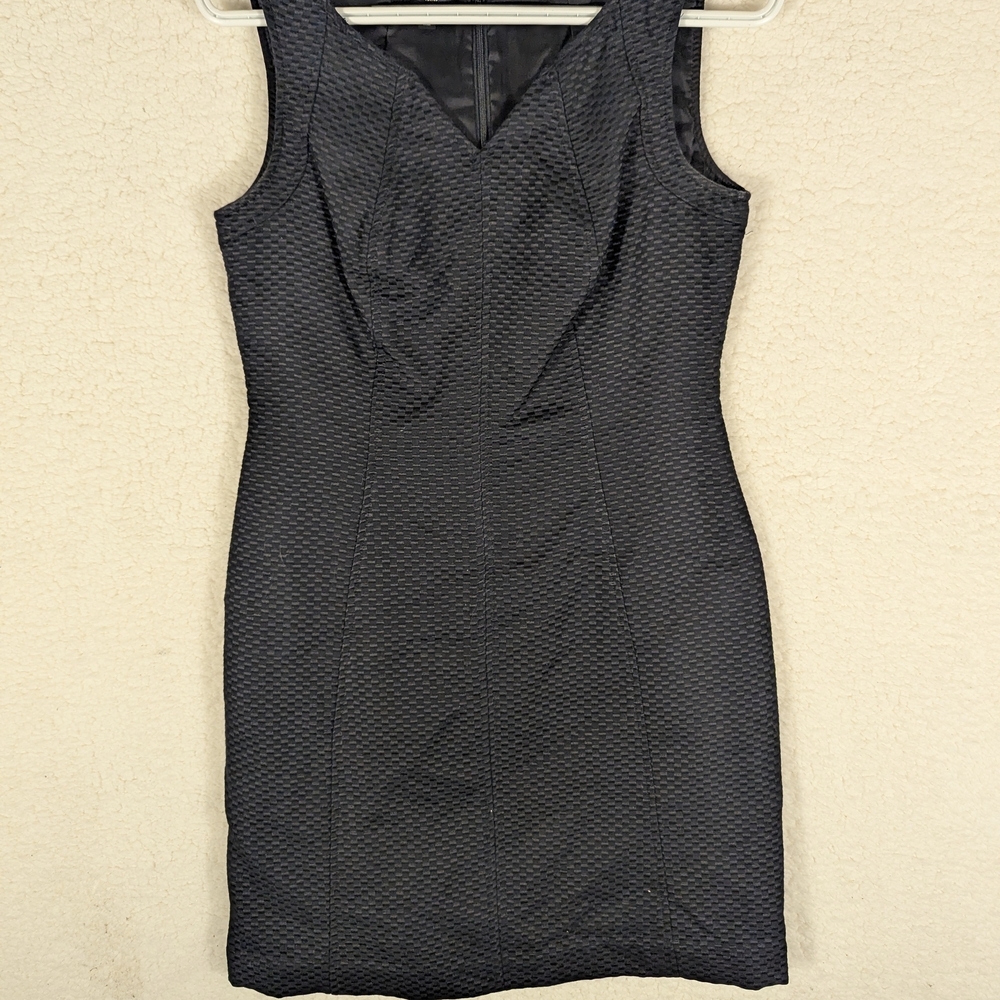 Talbots Gray‎ Sleeveless V-Neck Sheath Dress